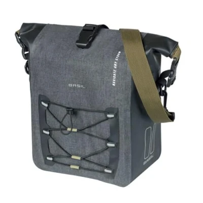 Afbeelding van Enkele fietstas Basil Navigator Storm M 12 15 liter 34 x 28 17 cm zwart