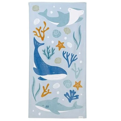 Afbeelding van Little dutch badlaken ocean dreams blue