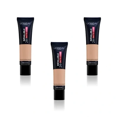 Afbeelding van 1+1 gratis: L&#039;Oréal Infaillible 32H Matte Cover Foundation 145 30 ml