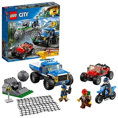 Afbeelding van LEGO City Bergpolitie Modderwegachtervolging 60172