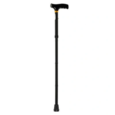 Afbeelding van Wandelstok opvouwbaar zwart (77,5 87,5 cm)
