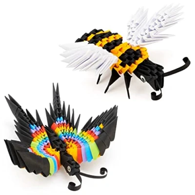 Afbeelding van Alexander Toys ORIGAMI 3D Bee and Buterfly 304pcs