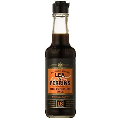 Afbeelding van Lea &amp; Perrins 2 x Worcestershire Original saus in glazen fles van 150 ml (kruidensaus) traditionele Engelse