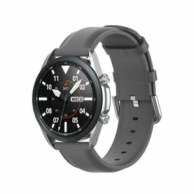 Afbeelding van Garmin Forerunner 55 / 245 645 Classic leren bandje Grijs
