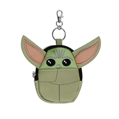 Afbeelding van DISNEY Baby Yoda Sleutelhanger Mini Rugzak Groen, zwart en beige, One Size, Kind, Kind