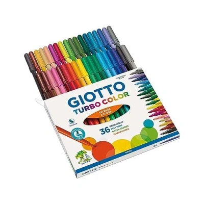 Afbeelding van Giotto Flamastry Turbo Color 36 stuks, Meerkleurig, Single