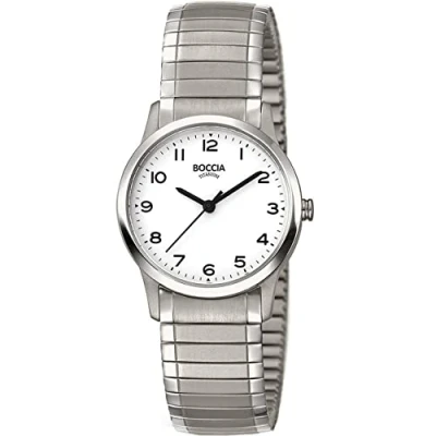 Afbeelding van Boccia Titanium 3287.01 Dames Horloge 29 mm