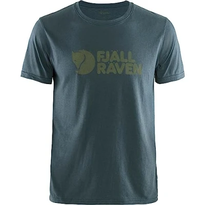 Afbeelding van Fjallraven Logo T Shirt M, Heren, Navy, L
