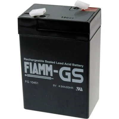 Afbeelding van Fiamm PB 6 4,5 Loodaccu V 4.5 Ah Loodvlies (AGM) (b x h d) 70 106 47 mm Kabelschoen 4.8 Onderhoudsvrij, Geringe zelfontlading