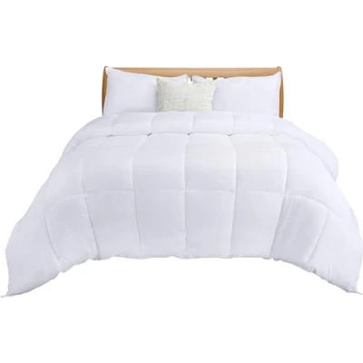 Afbeelding van Utopia Bedding Dekbed 240 x 260 cm, 280 g/m², Microvezel met hoeklabels Gestikt donzen alternatief (Wit)