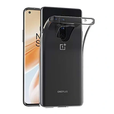 Afbeelding van AICEK Hoesje compatibel met OnePlus 8 Pro, transparante siliconen hoes voor (6,78 inch)
