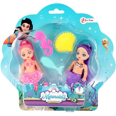 Afbeelding van Mermaids Zeemeerminpop met Accessoires, 12cm