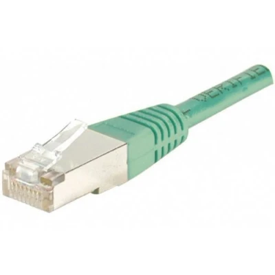 Afbeelding van Exertis Connect Patchkabel F/UTP, CAT.6, groen, 2,0 m met bijzonder smalle knikbeveiliging (F/UTP, CAT6, 2 m), Netwerkkabel