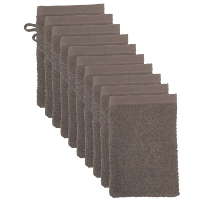 Afbeelding van 10 x The One Towelling washandje 15x21 Taupe