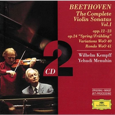 Afbeelding van Wilhelm Kempff, Yehudi Menuhin Beethoven: The Complete Violin Sonatas Vol.I (2 CD)
