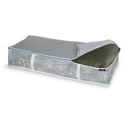 Afbeelding van Opbergtas Domopak Living Bon Ton Deken (95 x 45 18 cm)