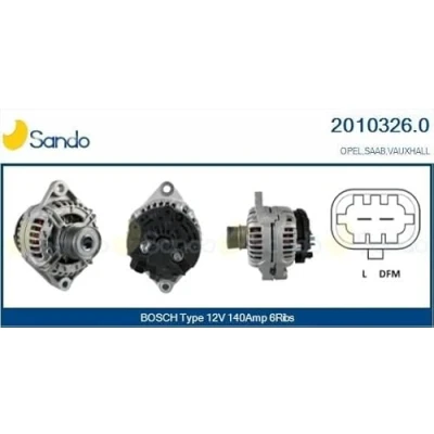 Afbeelding van CASCO CAL10326AS Dynamo / Alternator 12V 140A OPEL: Astra H Van, Caravan