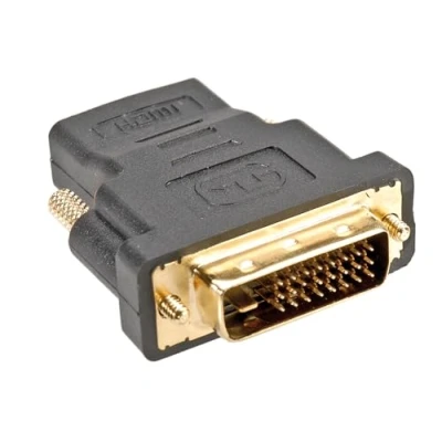 Afbeelding van Roline 12.03.3116 Adapter [1x DVI stekker 24+1 polig 1x HDMI bus] Zwart