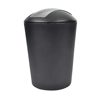 Afbeelding van douceur d&#039;intérieur, Poubelle Flic Flac (5.6 L) Vitamine Noir, Plastique