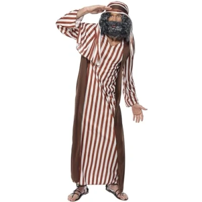 Afbeelding van Dressing Up &amp; Costumes Christmas Shepherd Costume, Brown And Whit