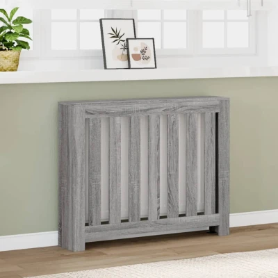 Afbeelding van Radiatorombouw 104x20x82 cm bewerkt hout grijs sonoma eiken