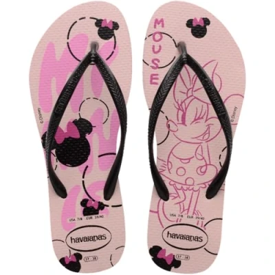 Afbeelding van Havaianas Slim Disney teenslippers voor dames, Pioen Roze