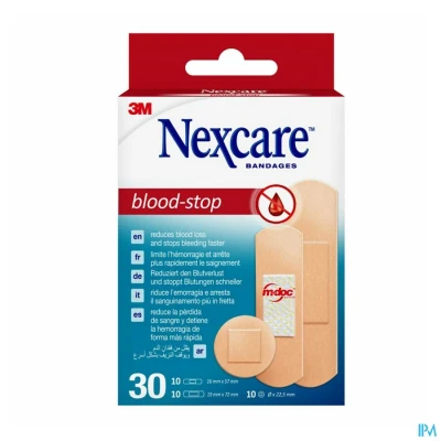 Image de Nexcare 3m Bloodstop Assorted 30 N1730as