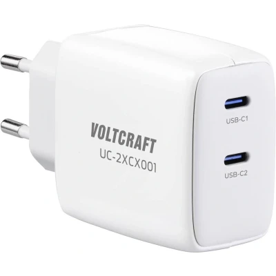 Afbeelding van VOLTCRAFT GaN VC 13091940 USB oplader 3.25 A 2 x C Binnen