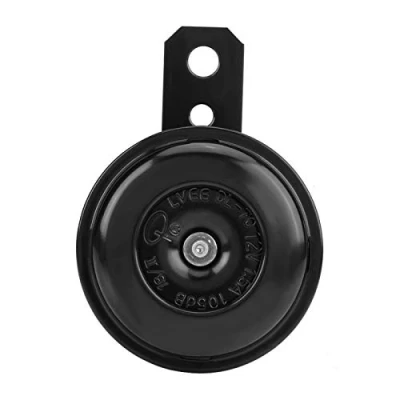 Afbeelding van Fydun Motorhoorn Universele Horn, 12 V, 1,5 A, 105 db waterdicht, rond, waarschuwingsclaxon voor scooters, motorfietsen, driewielers, Pocketbikes