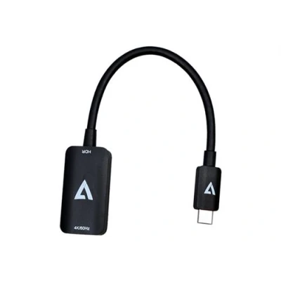 Afbeelding van Adapter USB C naar HDMI V7 V7USBCHDMI4K60HZ Zwart 4K Ultra HD