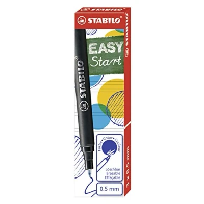 Afbeelding van Rollerpenvulling STABILO Easyoriginal medium blauw doosje à 3 stuks