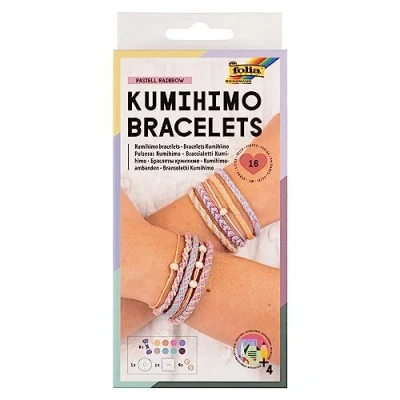 Afbeelding van Armbandenset Folia kumihimo inclusief 2 discs 16 delig