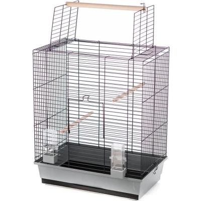 Afbeelding van KOOI ARA Grijs/zwart Afmetingen: 54x34x65,5cm