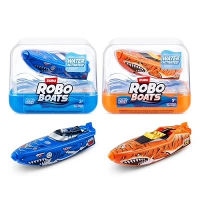 Afbeelding van Robo ALIVE Tiger &amp; Haai Robot 2 stuks, 71123B, laarzen