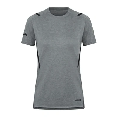 Afbeelding van T shirt Challenge Steengrijs gemeleerd/zwart / 38