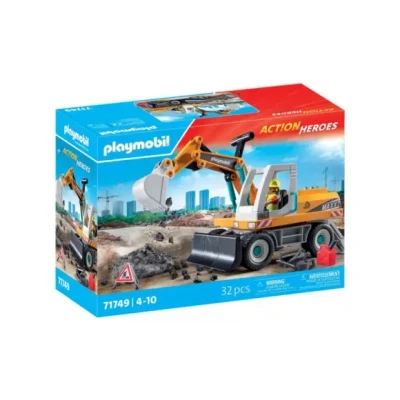 Afbeelding van Playmobil Act!on Heros 71749 Grote graafmachine