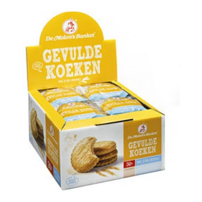 Afbeelding van De Molen Gevulde Koeken 30stuks
