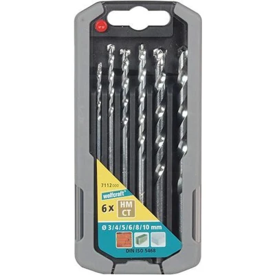 Afbeelding van Borenset Wolfcraft 7112000 Steen 6 Onderdelen