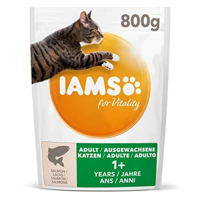 Afbeelding van Iams Kat Adult Zalm 800 gr