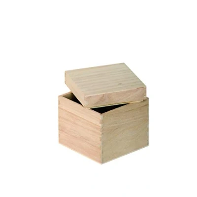 Afbeelding van Houten doos 12x12x12 cm Artemio