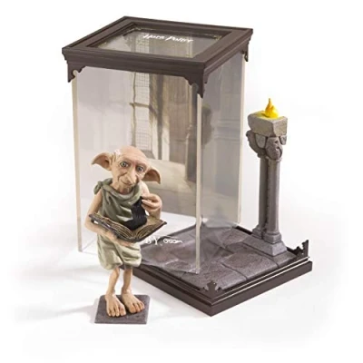 Afbeelding van The Noble Collection Magical Creatures Dobby handbeschilderd magisch wezen #2 officieel gelicentieerd 7 inch (18,5 cm) Harry Potter Toys verzamelfiguren voor kinderen en volwassenen