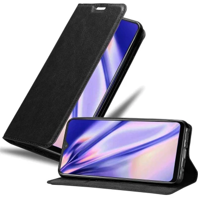 Afbeelding van Cadorabo Hoesje geschikt voor Vivo Y95 in ZWARTE NACHT Beschermhoes met magnetische sluiting, standfunctie en kaartvakje Book Case Cover Etui
