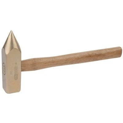 Afbeelding van KS Tools, Hamer, BRONZEplus perforator/doorslagpons, met hickory handvat, 1000 g (1000 g)