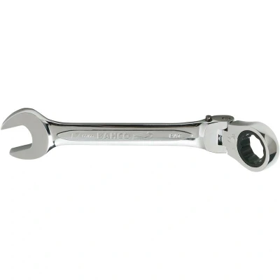 Afbeelding van BAHCO 41RM 8 steekringratelsleutel met scharnierende kop, verchroomd, lengte 127 mm, mm
