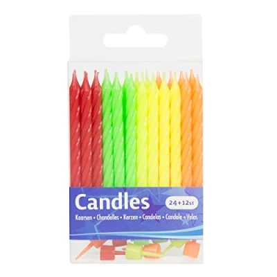 Afbeelding van Folat Verjaardagskaarsen assortiment