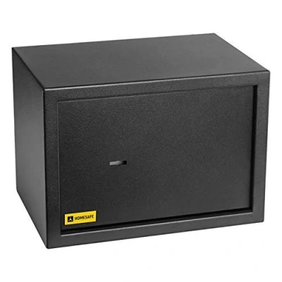 Afbeelding van Homesafe HV25K kluis met sleutelslot, 25 x 35 cm, zwart gesatineerd