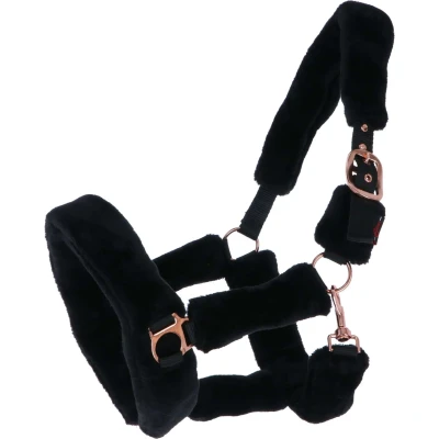 Afbeelding van Covalliero Halster SuperSoft Zwart Pony