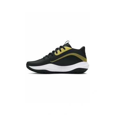 Afbeelding van Under Armour Court Performance Lockdown Basketbalschoenen voor kinderen, Maat: 40, Black Leer/ synthetisch