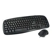 Afbeelding van MCL Samar ACK 2012/N Toetsenbord en muis set USB AZERTY Frans zwart