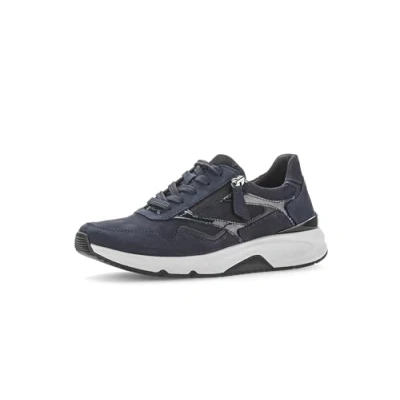 Afbeelding van Gabor Rollingsoft Sneaker Blauw Nubuck Combi 76.896.46